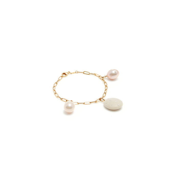 Charm and Pearl Bracelet