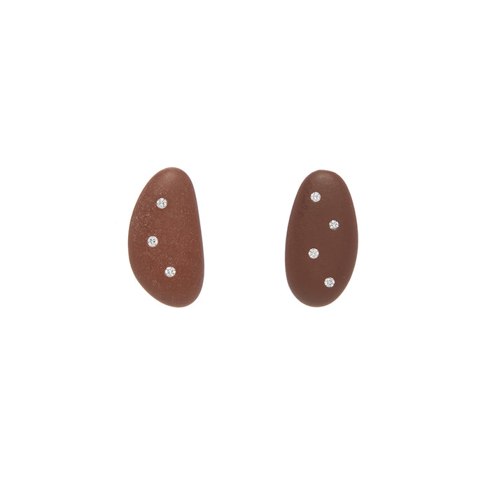 Clip-on Earrings - Terracotta