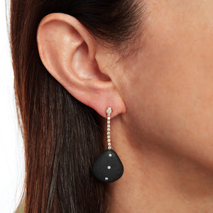 Signature Earrings - Black